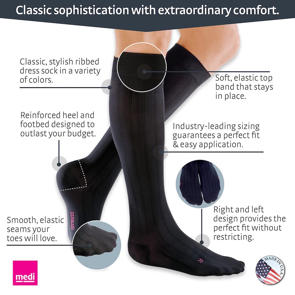 Mediven Plus Premium Open-Toe Knee High Compression Stockings (Free  Shipping) – BodyHeal