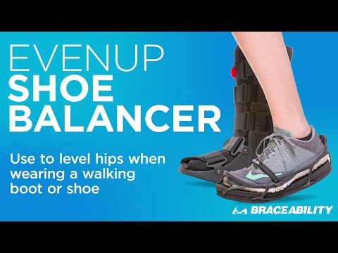 Ossur Evenup Shoe Balancer Lifter For Walking Boots Free Shipping BodyHeal